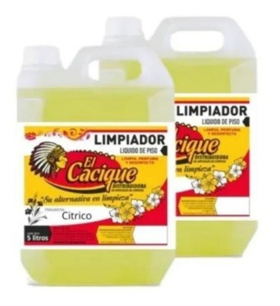 Desodorante Piso Citrico X5lts Cacique,packx2u(cod. 2290) 0 Desodorante Piso Citrico X5lts Cacique,packx2u(cod. 2290) 0