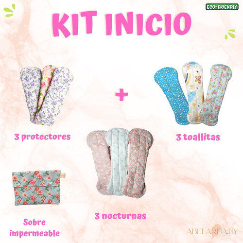 Kit Inicio _toallitas Protectores Tela_ Ecológicos Algodón 0