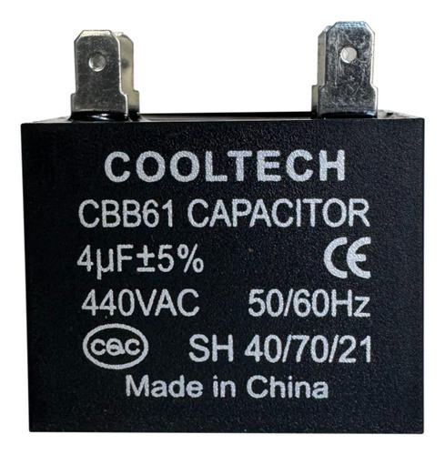 Capacitor Ventilador De Marcha 4 Mf X 10 Unidades 0