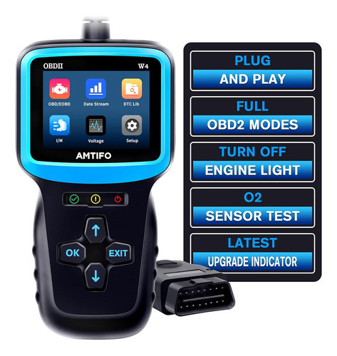 Escáner Obd2 Comprobación Automática Motor Coche Lector Códi 0
