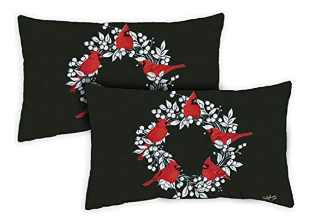 Toland Home Garden 771296 Cardinal Wreath 12 X 19 Pulgadas A 0 Toland Home Garden 771296 Cardinal Wreath 12 X 19 Pulgadas A 0