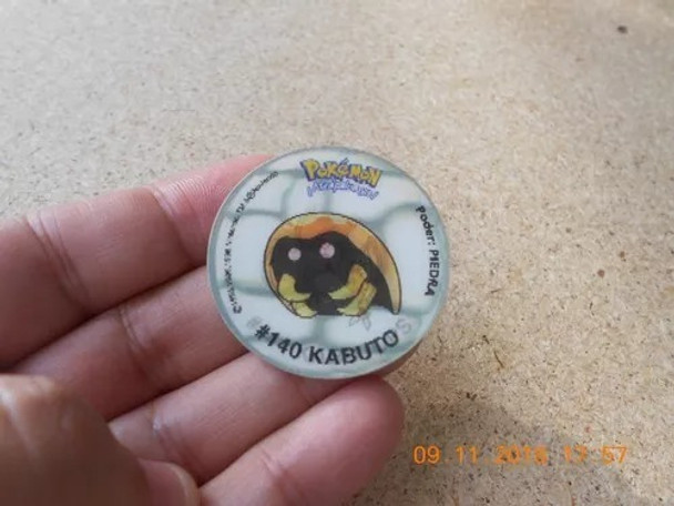 Tazo Pokemon 3d 2° Generacion Kabuto Y Evoluciones 0