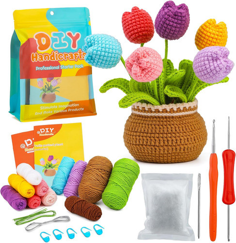Kit De Crochet Para Principiantes Con Tutoriales Y Modelos 0
