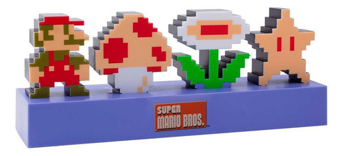 Lampara Super Mario Bros Hongo Estrella Super Mario Decorar 0
