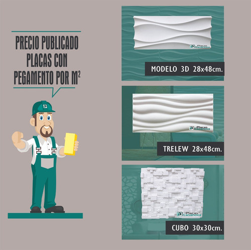 Placas Antihumedad Modelo 3d 0