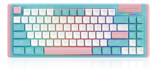 Dustsilver Teclado Mecánico Para Juegos K84, Teclado Con Cab 0