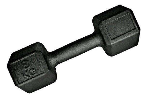 Dumbbell Sextavado Hexagonal Musculação 8 Kg 0