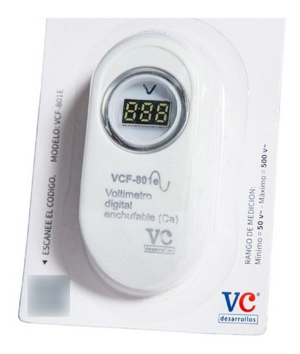 Voltimetro Digital Led 220v Enchufable Ca Protovolt 0