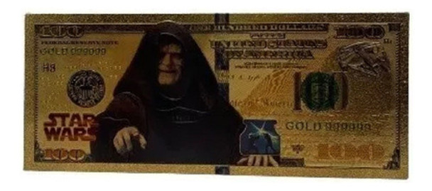 Billete 100 Dolares De Coleccion Star Wars Palpatine 0
