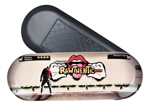Raw Bandeja De Armado Rolling Tray Skate Graffiti Valhalla 0