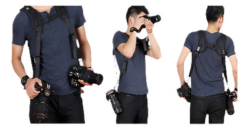 Correa De La Cámara De Liberación Rápida Correa Doble De La 0