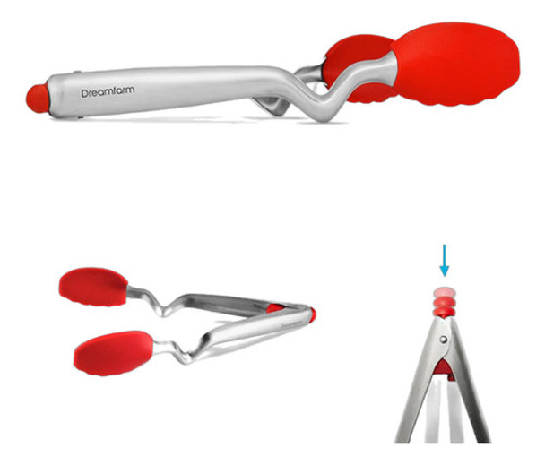 Dreamfarm Pinzas Con Cabezas De Silicona 0