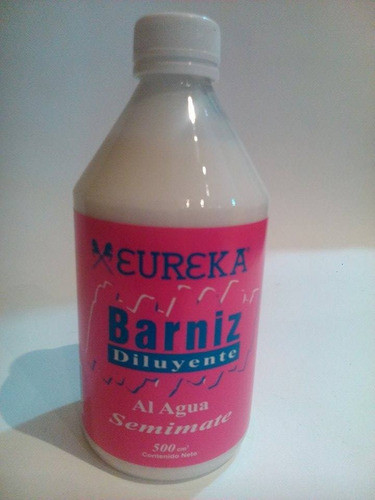 Barniz Eureka Al Agua Semimate Por 500 Ml 0