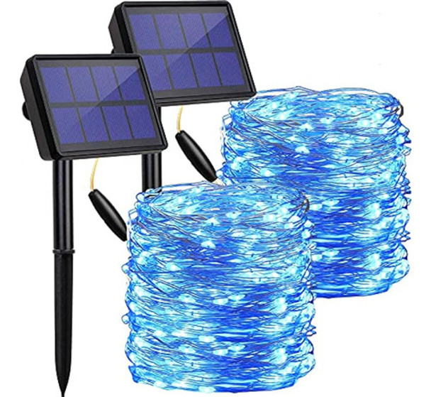 Cadena De Luces Solares Al Aire Libre A Prueba De Agua, Paqu 0