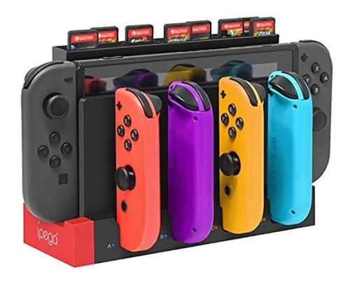 Cargador Fyoung Para El Controlador Joy Cons, Base De Carga 0