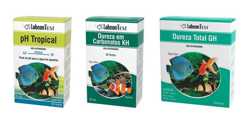 Kit Testes Alcon Labcon Kh, Gh E Ph 0