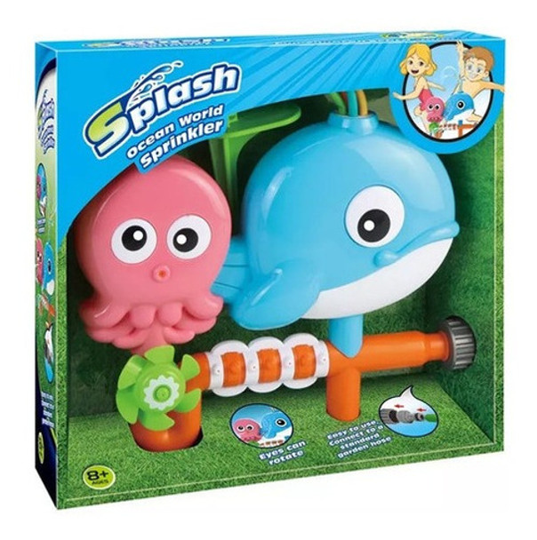 Juego De Agua Ballena Con Pulpo 0