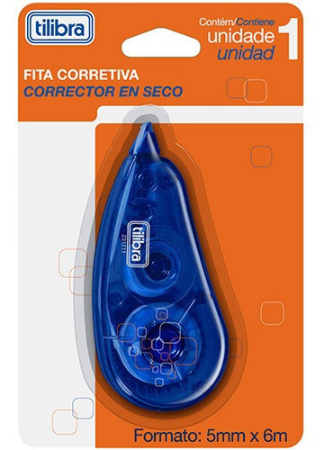 Fita Corretiva 5mmx6m Azul 0