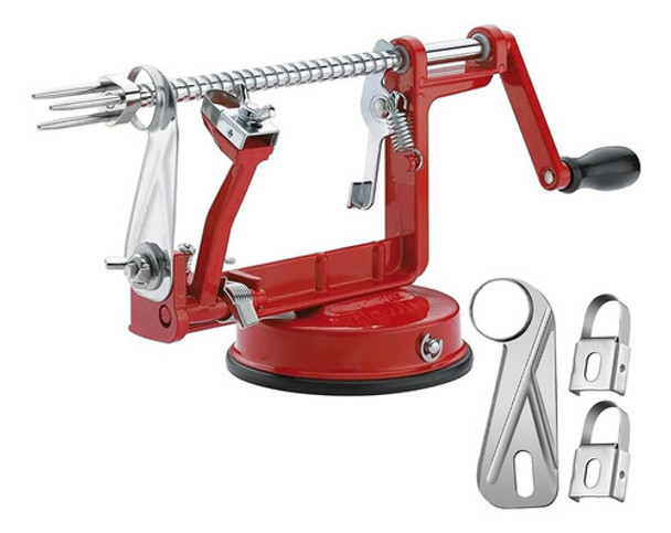 Pelador De Manzanas Y Papas Con Hojas De Acero Inoxidable 0