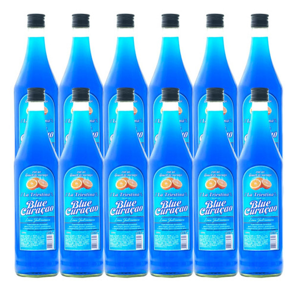 Blue Curacao 950ml Caja X12 La Triestina 0