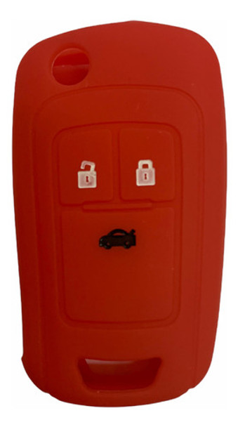 Funda Silicona Llave Sonic Cruze Onix Tracker Roja 0 Funda Silicona Llave Sonic Cruze Onix Tracker Roja 0