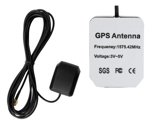Antena Activa Gps Genérica Sma 3m Base Magnética 0
