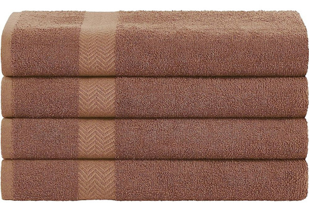 Superior Juego De Toallas De Baño De Algodón De 4 Piezas, To 0 Superior Juego De Toallas De Baño De Algodón De 4 Piezas, To 0