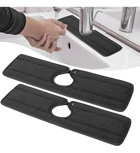 2pcs Faucet Sink Mat, Protectores De Fregadero Para Fregader 0