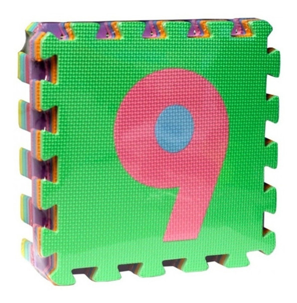 Alfombra Puzzle Goma Eva Numeros 0