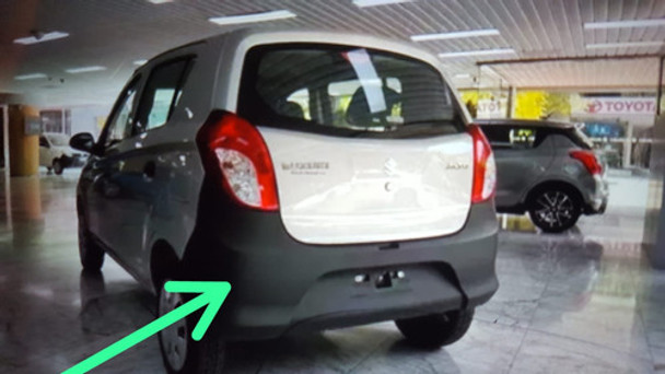 Paragolpe Trasero De Suzuki Alto 800 Pintable(original) 0