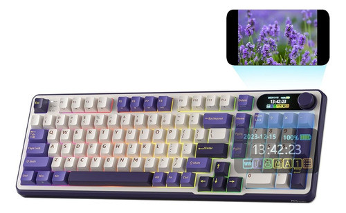 Rk Royal Kludge S98 Teclado Mecánico Con Pantalla Inteligent 0