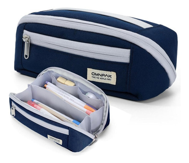 Omnpak Estuche Para Lápices Abierto Estuche Plano Para Bolíg 0