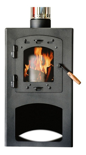 Calefactor A Leña Qutral 6 Kw - Cubre Hasta 60 M2 0