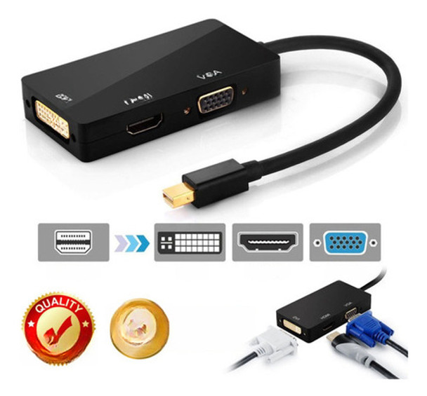 Para Mac Aire 3 En 1 Mini Pantalla Puerto Dp Thunderbolt A H 0