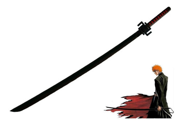 Zangetsu Bankai Espada Bleach De Combate Katana Aço Carbono 0 Zangetsu Bankai Espada Bleach De Combate Katana Aço Carbono 0