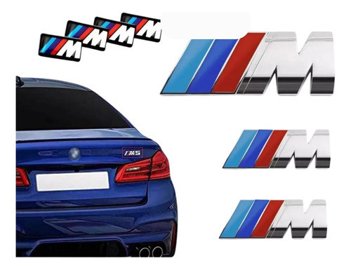 BMW M Emblem Rear Trunk M Sport Logo Badge In Black - Foto 2