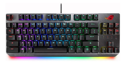 Teclado Mecánico Gaming Asus Rog Strix Tkl Rgb Negro 0