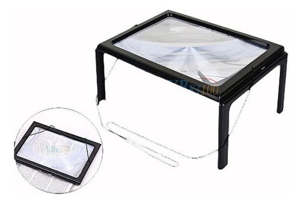 A4 Gran Página Manos Libres 3 X Lupa Con Luz Led Lupa Lectur 0 A4 Gran Página Manos Libres 3 X Lupa Con Luz Led Lupa Lectur 0