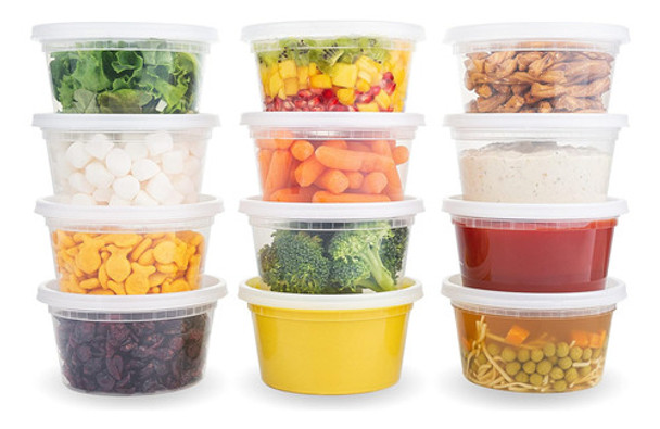 Durahome - Envases Para Deli Con Tapas 8 Oz A Prueba Fugas 0 Durahome - Envases Para Deli Con Tapas 8 Oz A Prueba Fugas 0