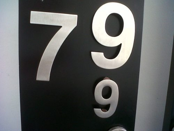 Numeros En Acero Inoxidable Para Fachadas En Lanus 0