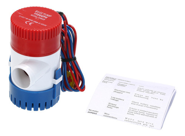 Bomba De Esgoto Bomba De 12v Bomba De Água Elétrica Submersí 0