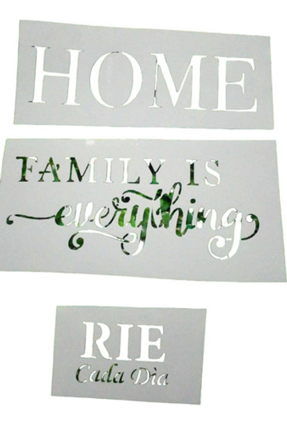 Stencil Frases X 25 Unidades Set 22 0