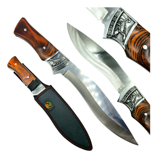 Mini Facão Kukri Tático Militar Full Tang Escorpion+bainha 0