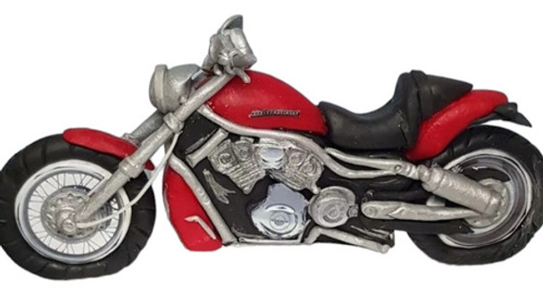 Moto Harley-davidson Adorno Para Torta 0 Moto Harley-davidson Adorno Para Torta 0