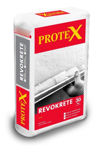 Revoque Proyectable Exterior Revokrete Bolsa 30kg Protex 0