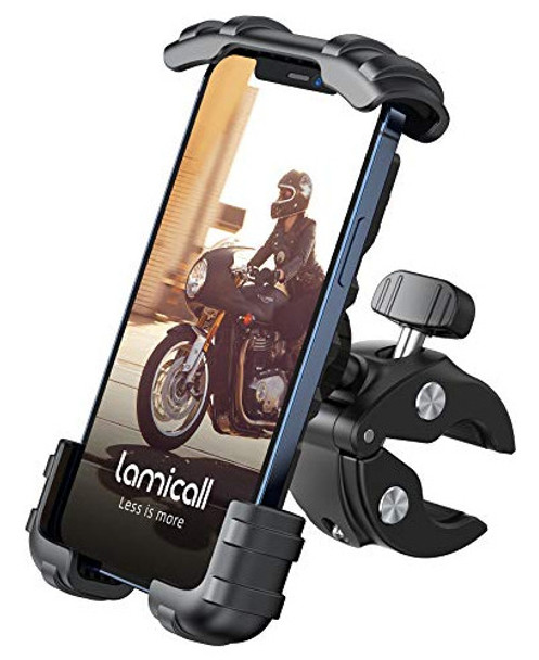 Soporte Telefono Celular Manillar Moto Bicicleta Ajustable 0