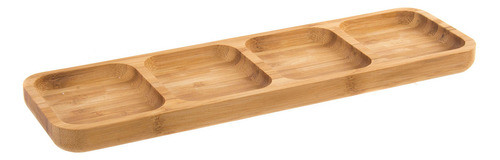 Tabla Rectangular Para Copetin Picada 4 Cavidades Vonne 0