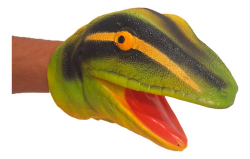 Títere De Mano Dino Verde 0