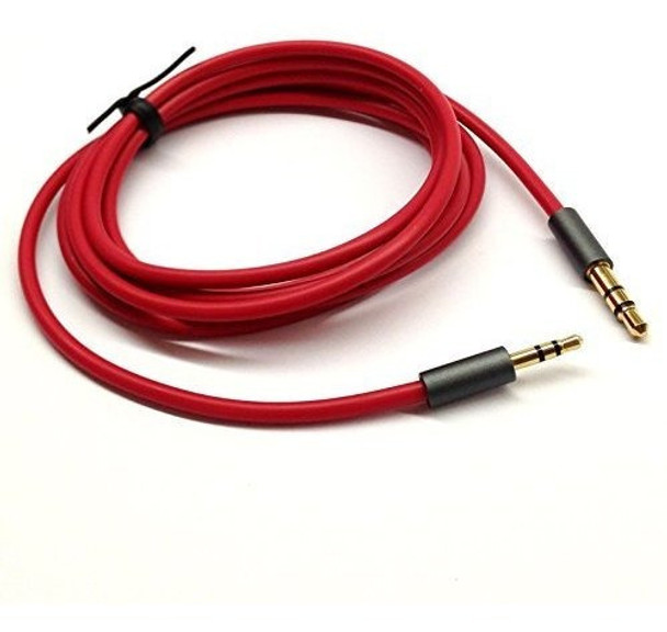 Cable De Audio Negro Rojo 3,5 mm Macho A 2,5 mm Macho 0