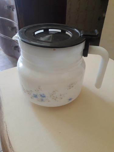 Jarra De Café Porcelana Blanca 0